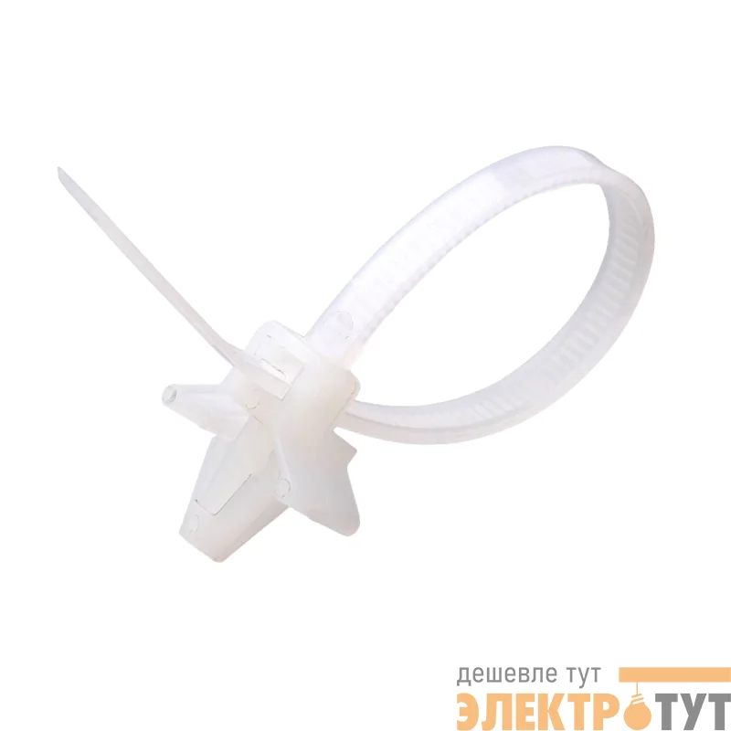 Хомут анкерный 2.5х100 NO-225-215 нейлон. бел. (уп.50шт) Эра Б0066342