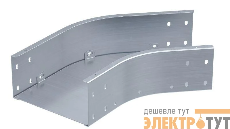 Угол для лотка горизонтальный 45град. 80х150 1.5мм в компл. с крепежн. элемент. гор. оцинк. DKC SCM815KHDZ