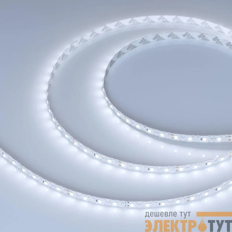 Лента светодиодная RZ-A80-8mm 24V White 6000К 8Вт/м IP20 2835 (уп.5м) Arlight 046012