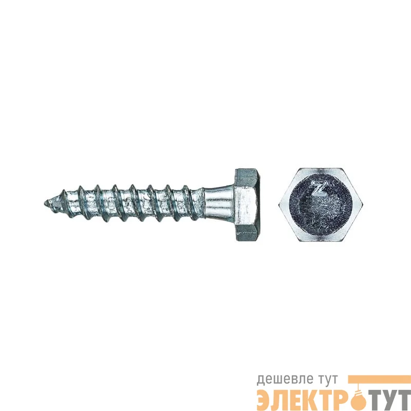 Болт сантехнический 6х30 DIN 571 оцинк. (уп.6шт) Tech-Krep/Zitar 102579