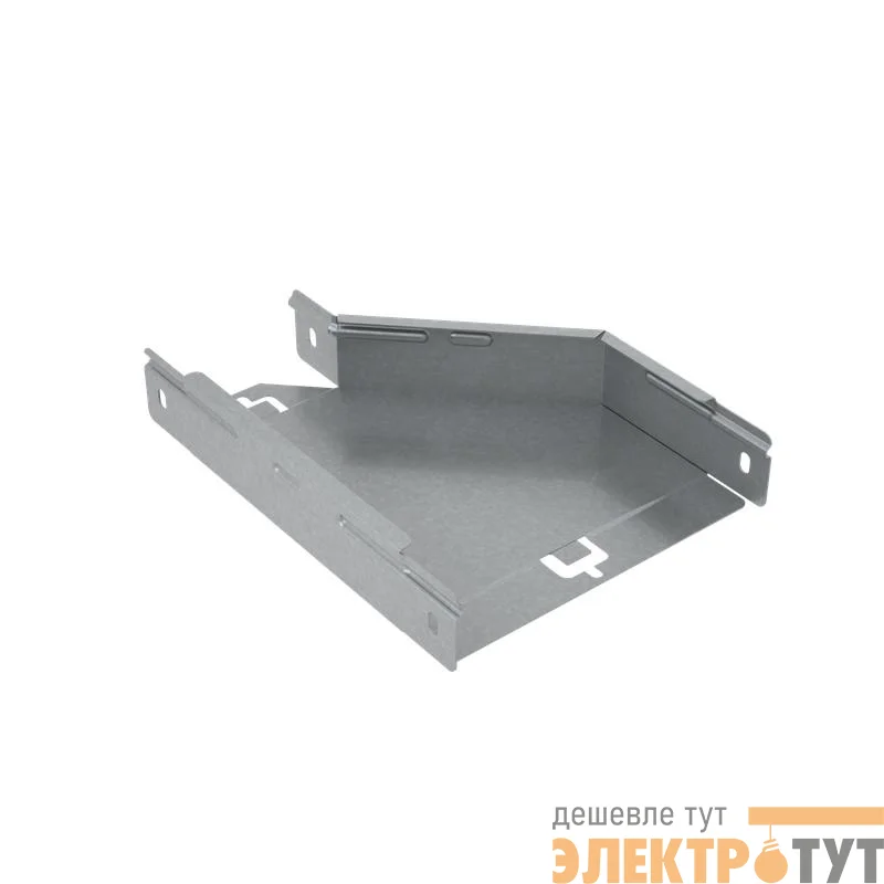 Переходник для лотка левый 50х50-100 сталь 1мм "ПЛЮС" PDplus50-50-100-L КМ PL0691
