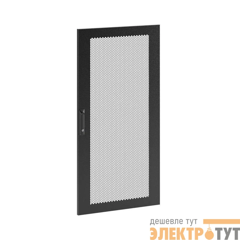 Дверь одностворчатая для IT-CQE 2000х600 перфорир. RAL9005 DKC RBITCPMS2060