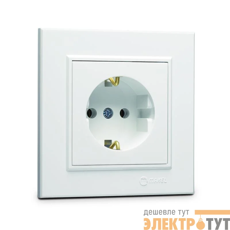 Розетка с/з (Керамика) СП Karea 16А IP20 бел. Makel 56001008