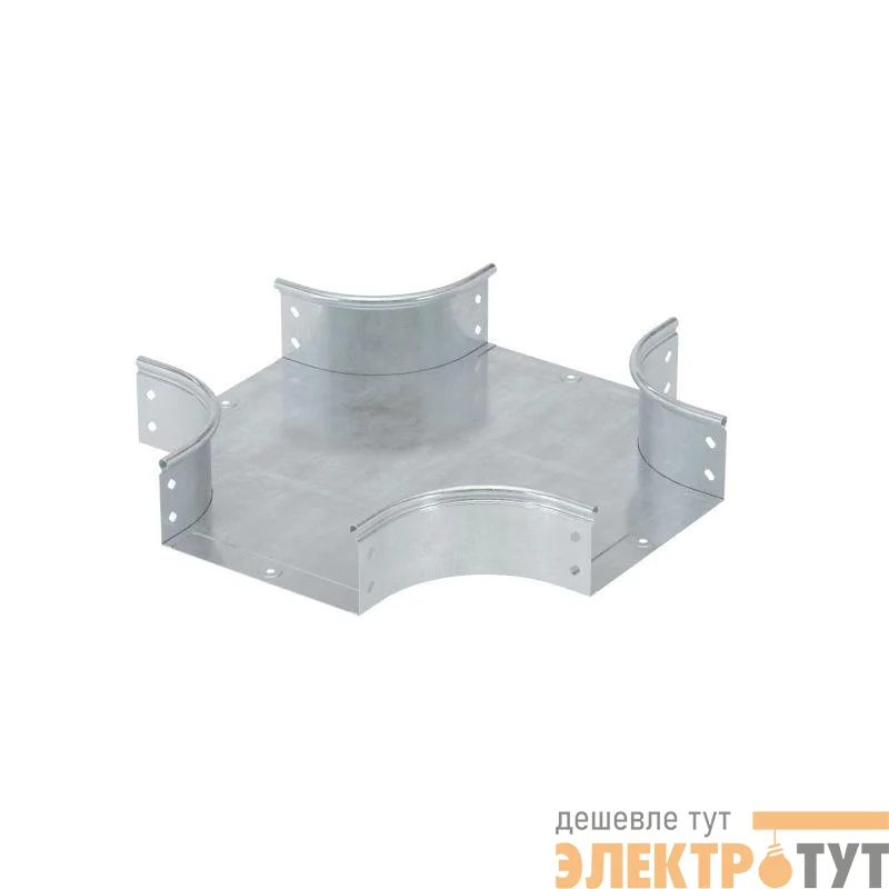 Ответвитель для лотка Х-образ. DPX 200х100 в комплекте с крепеж. эл. гор. оцинк DKC 36223KHDZ