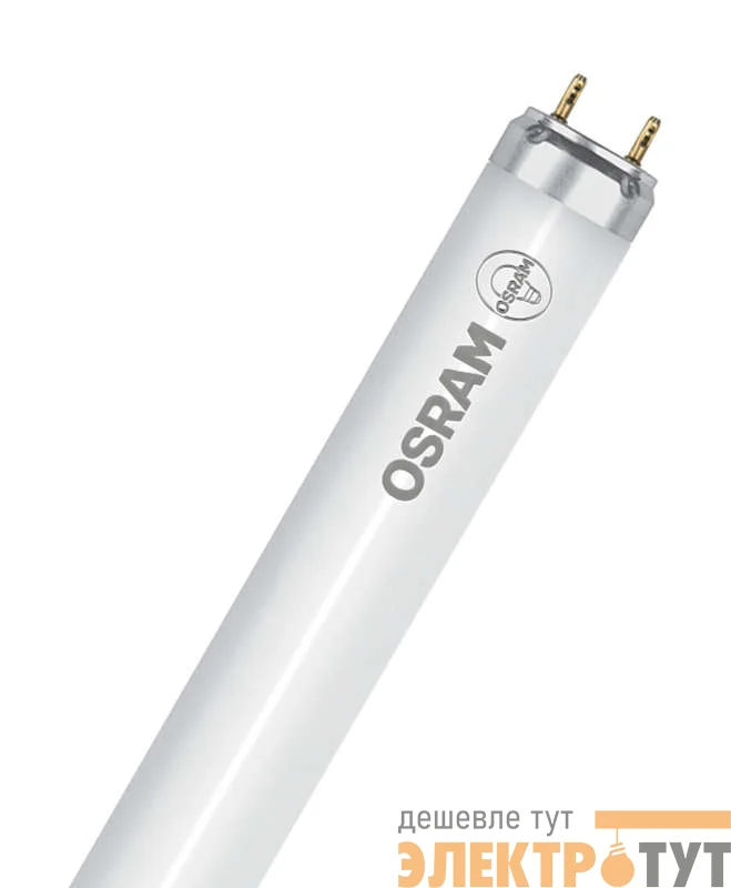 Лампа светодиодная SubstiTUBE Basic T8 18W/840 (замена 36Вт) 18Вт стекл. 4000К нейтр. бел. G13 1600лм 220-240В 1200мм AC OSRAM 4058075151536