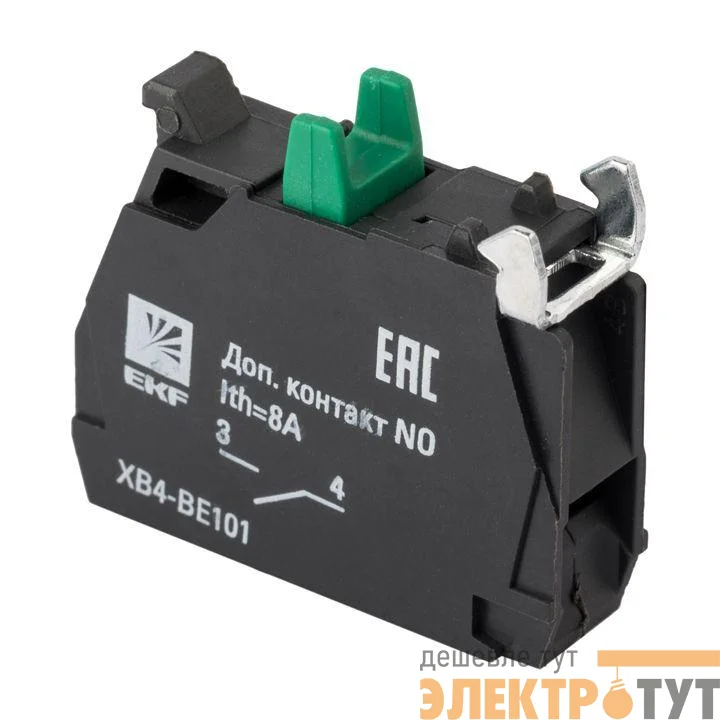 Контакт дополнительный NO зел. PROxima EKF XB4-BE101