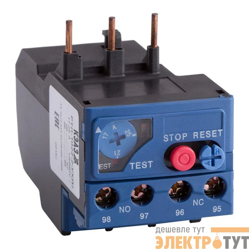 Реле перегрузки тепл. РТЛ 1007-2 25А (1.6-2.5А) УХЛ4 КЭАЗ 110742