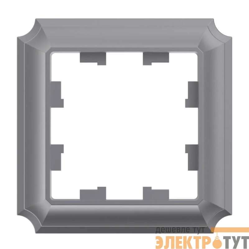 Рамка 1-м AtlasDesign Antique сталь SE ATN100901