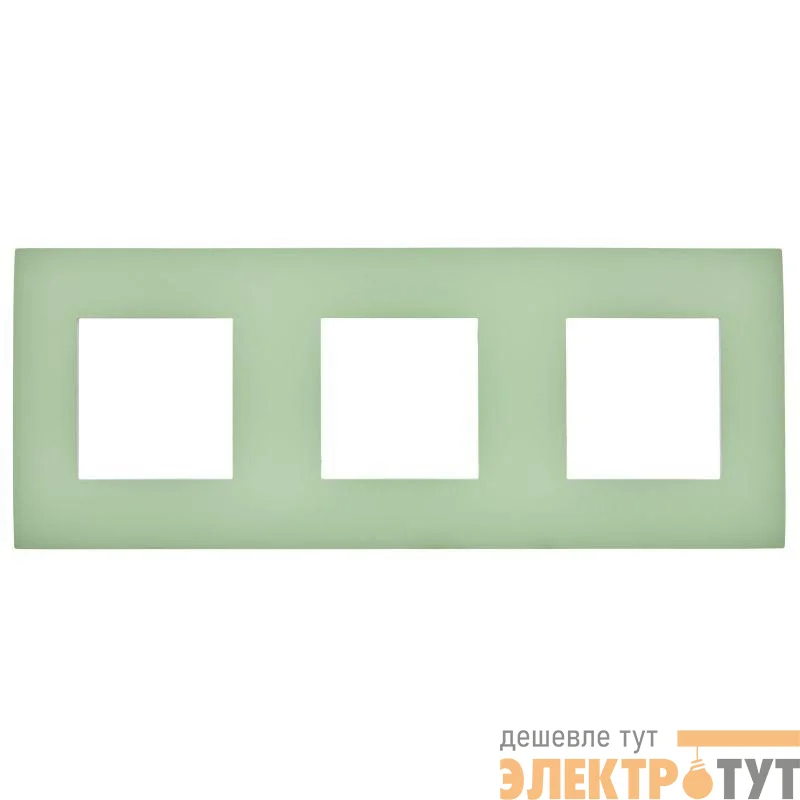 Рамка 3-м SKANDY SK-F03M мятный IEK SK-M32-K06