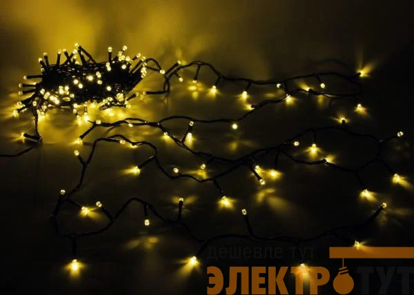 Гирлянда "Нить" DCB-LD180GL-C-31 180 LED 9м уличная адаптер 31В 8 реж. шампань SHLights 4690601047090