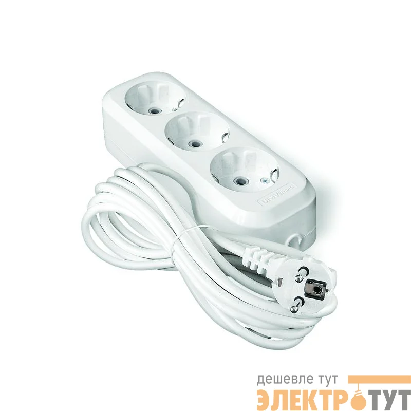 Удлинитель 3х10м с заземл. IP20 Е-303А ПВС 3х1.5 Universal 1725