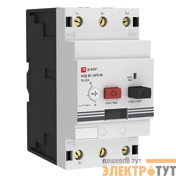 Выключатель автоматический для защиты двигателя АПД-80 16-25А EKF apd3-16-25