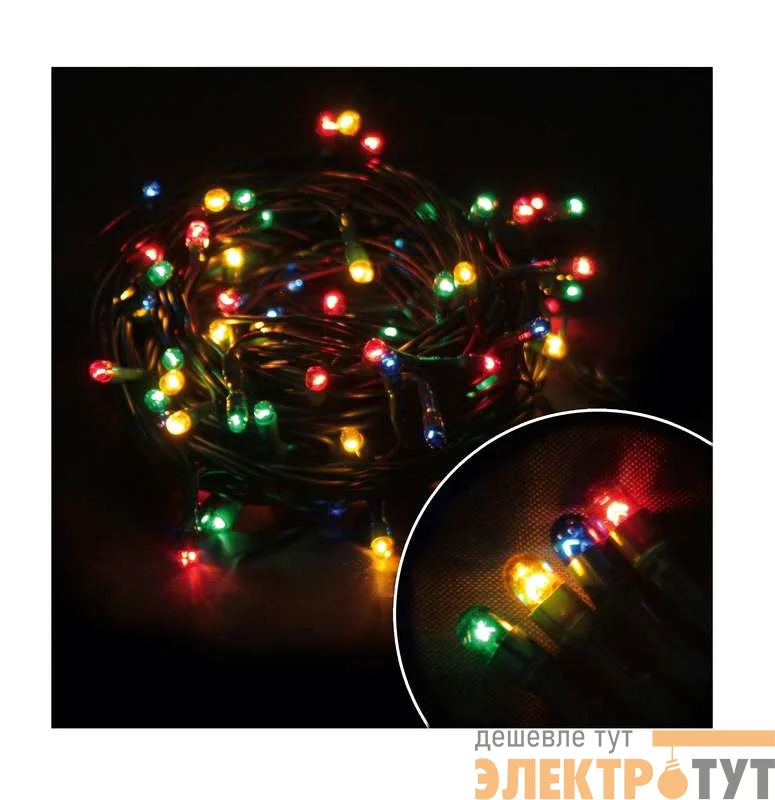 Гирлянда OTW300C-M 300 разноцв. микроламп 8 реж. IP40 15м SHLights 4607144111317