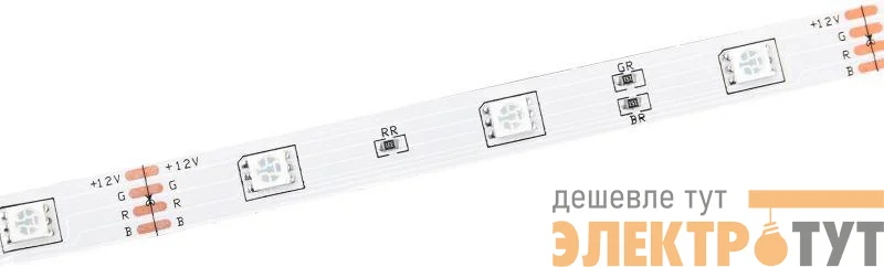 Лента светодиодная LED LSR-5050RGB30-7.2-IP20-12В (уп.3м) IEK LSR2-3-030-20-3-03