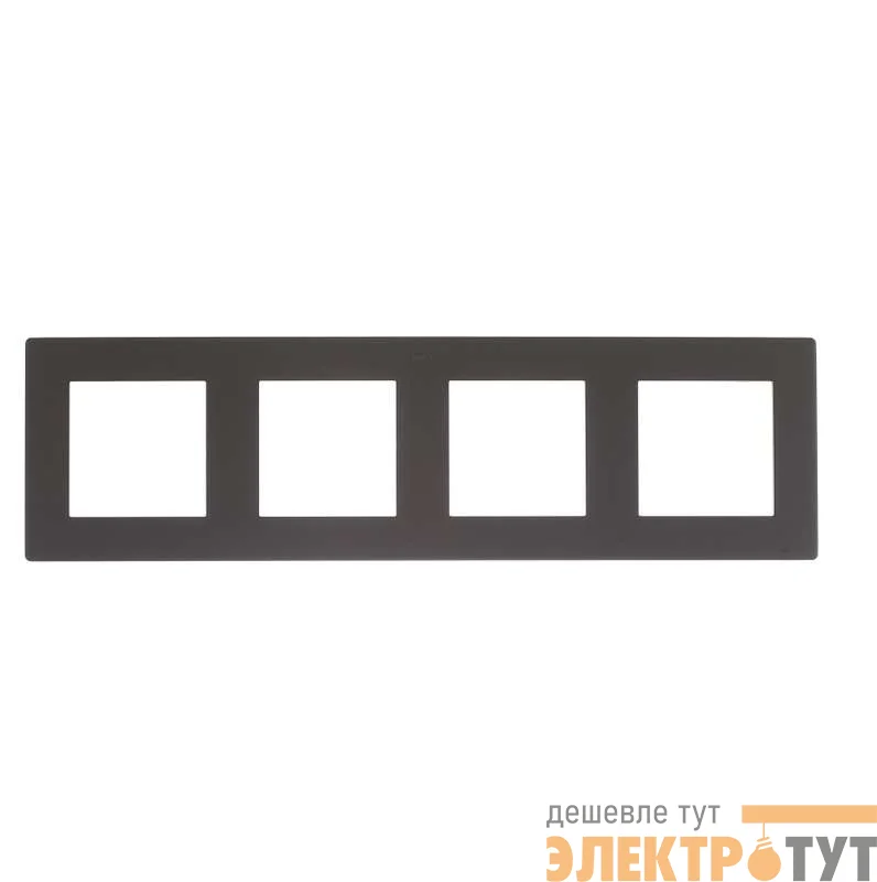 Рамка 4-м Simon24 графит 2400640-038