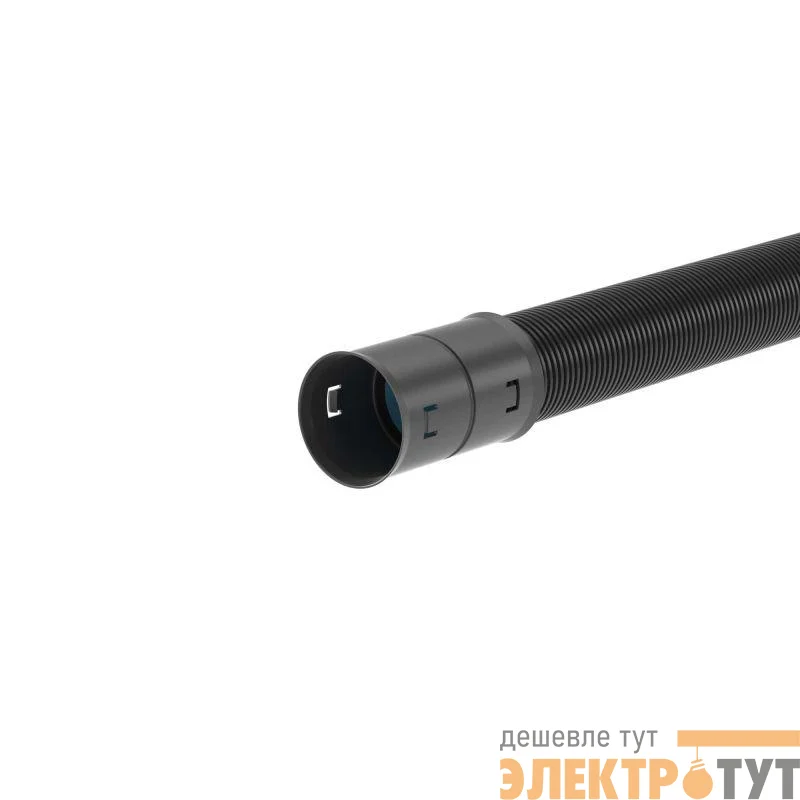 Труба гофрированная двустенная ПНД жесткая d110мм без протяжки с муфтой для открытой прокладки стойкая к УФ SN12 1030Н ПВ-0 черн. (уп.6м) DKC 170911