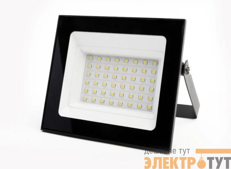 Прожектор светодиодный LFL-5002 C02 LED SMD 50 Вт 230В 6500К черн. Ultraflash 15126