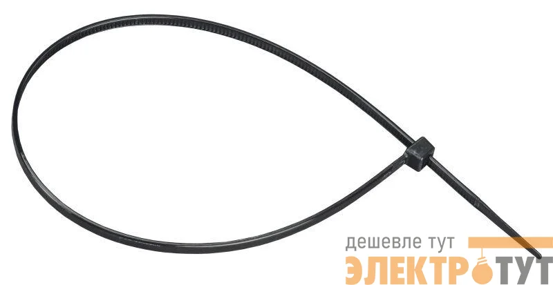 Хомут 3.6х300мм P6.6 стандартный черн. (уп.100шт) IEK UHH30-D036-300-100-K02