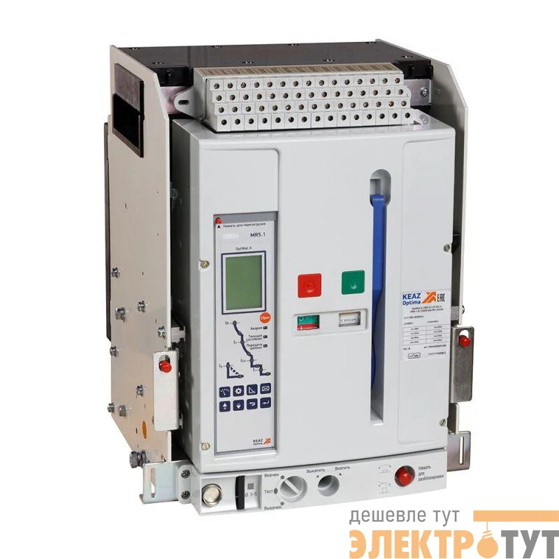 Выключатель автоматический OptiMat A-1000-S1-3P-50-D-MR5.1-B-C2200-M2-P01-S3-00 КЭАЗ 332335