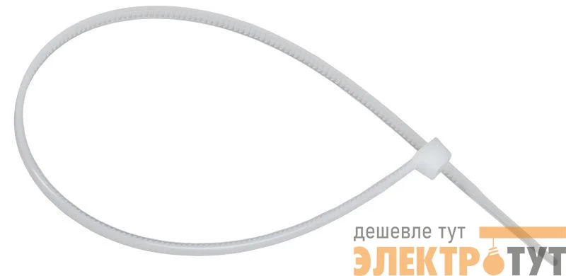 Хомут 2.5х260мм P6.6 стандартный бел. (уп.100шт) IEK UHH30-D025-260-100-K01