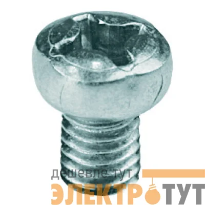 Винт с полуцилиндрической головкой М6х10 (уп.200шт) DKC CM090610