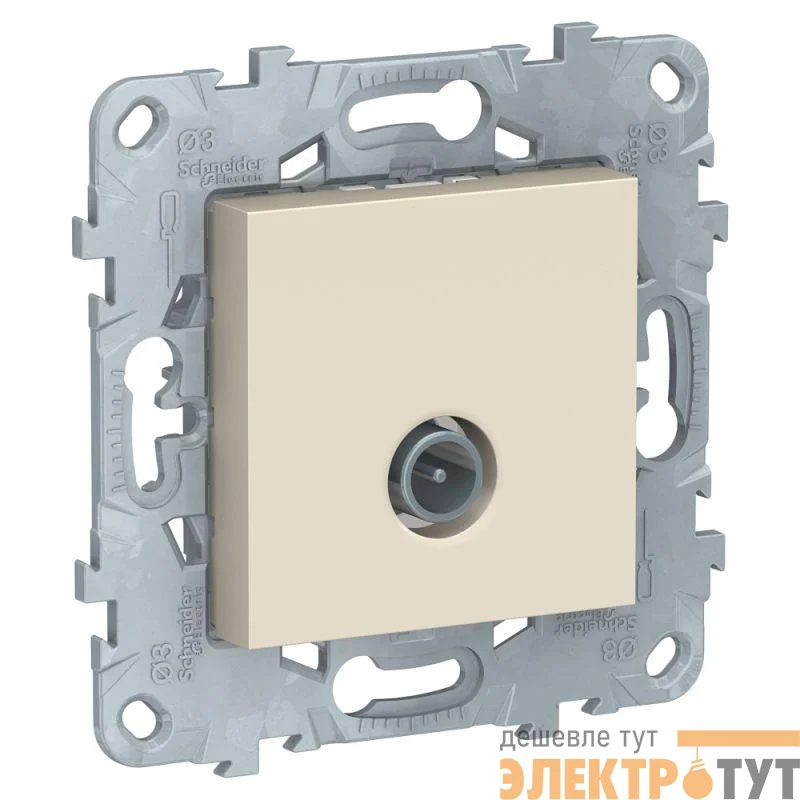 Механизм розетки TV UNICA NEW одиноч. беж. SchE NU546244
