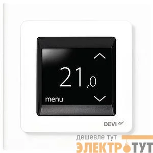 Терморегулятор DEVIreg Touch с комбинацией датчиков 16А бел. DEVI 140F1064