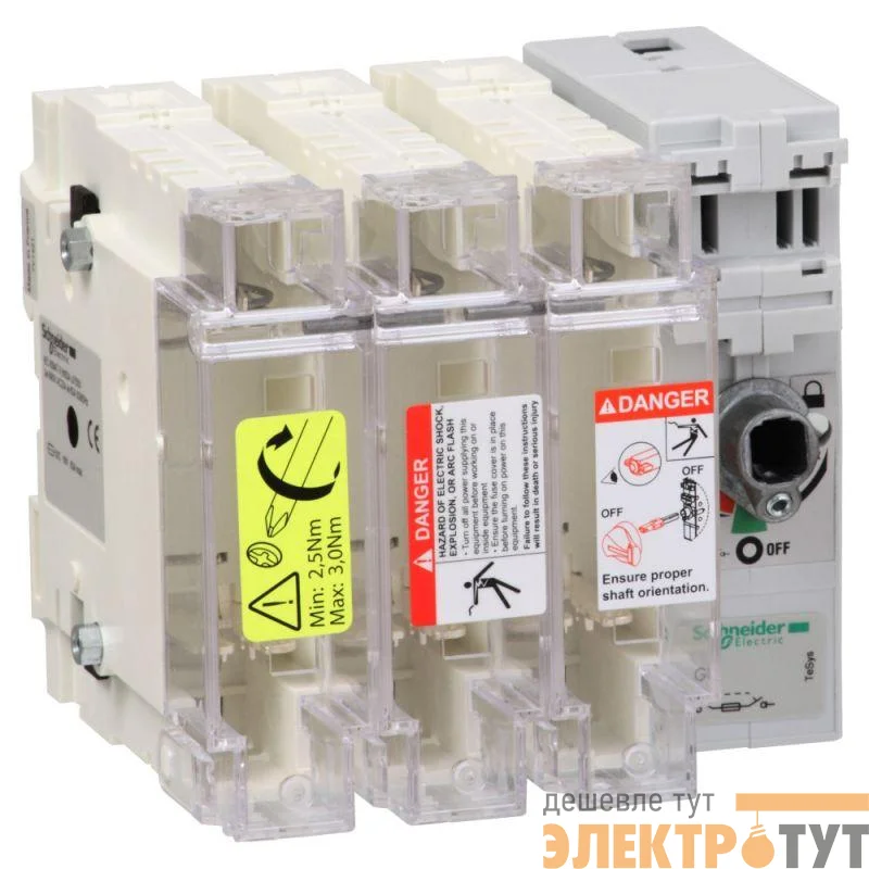 Корпус выключателя-разъединителя-предохранителя 3п 22х58 100А SchE GS2J3