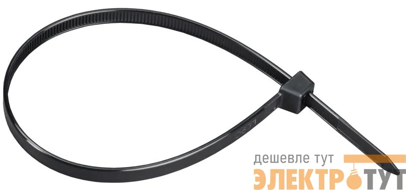 Хомут 7.6х300мм P6.6 стандартный черн. (уп.100шт) IEK UHH30-D076-300-100-K02