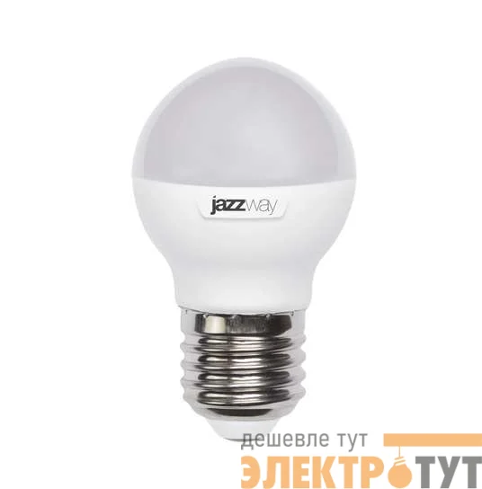 Лампа светодиодная PLED-SP-G45 7Вт шар 3000К тепл. бел. E27 540лм 230В JazzWay 1027863-2