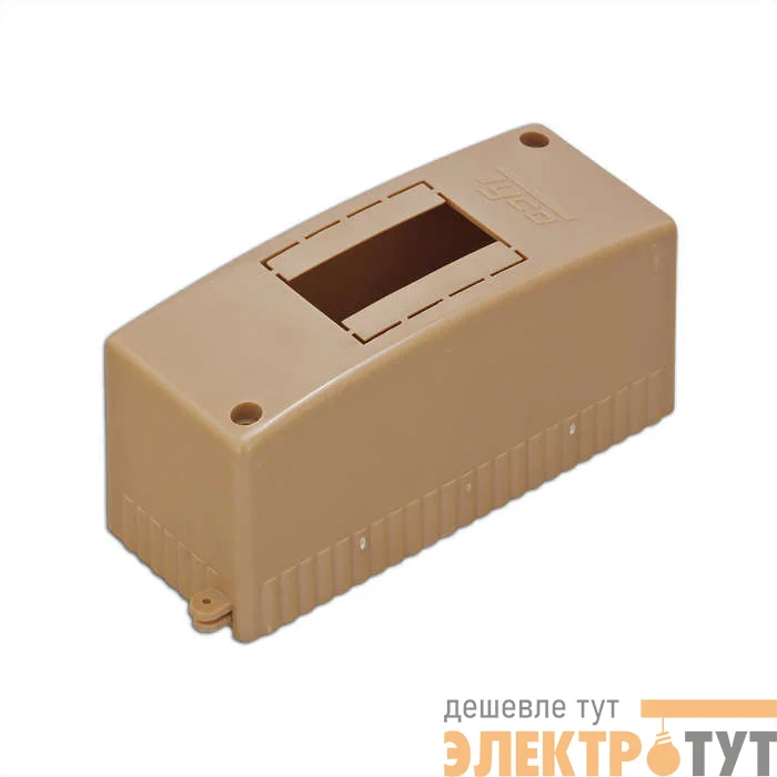 Бокс ОП Тусо 2мод. IP30 коричн. Рувинил 68022К