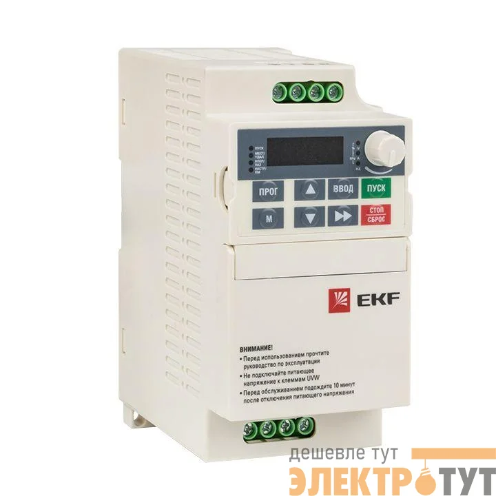 Преобразователь частоты 1.5кВт 3х400В VECTOR-80 Basic EKF VT80-1R5-3