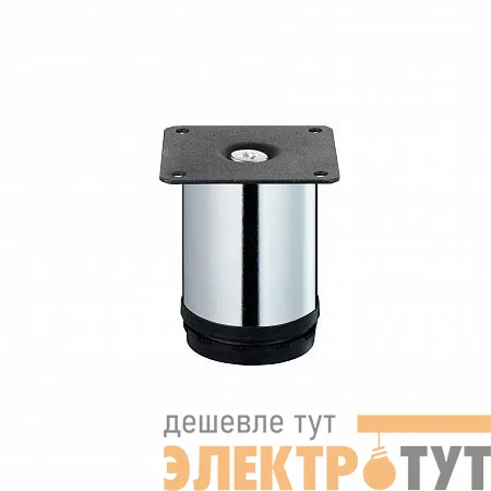 Ножка круглая регулируемая d50х80мм метал. хром Tech-Krep/Zitar 151300
