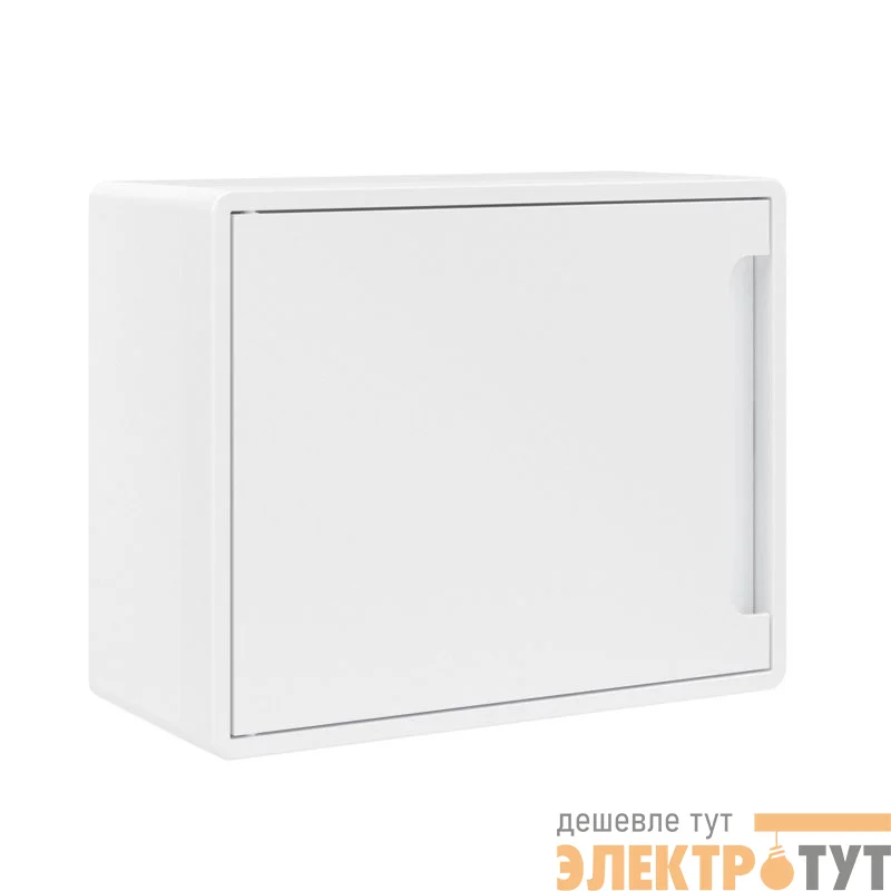 Щиток настенный FRAME 8мод. с бел. дверцей с 2 шинами PEN на 6 и 8 отверст. бел. DKC F08W1WW