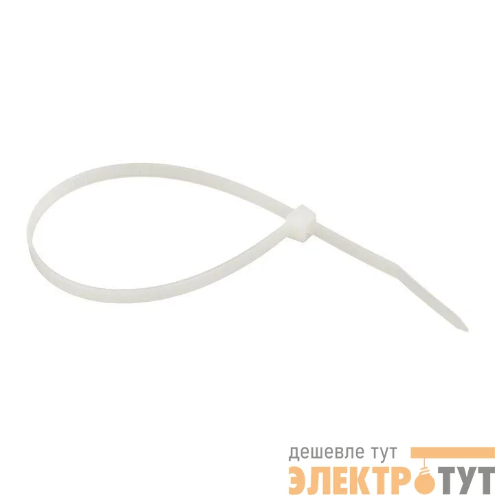 Хомут кабельный 4.8х450 нейл. бел. (уп.100шт) EKF plc-c-4.8x450