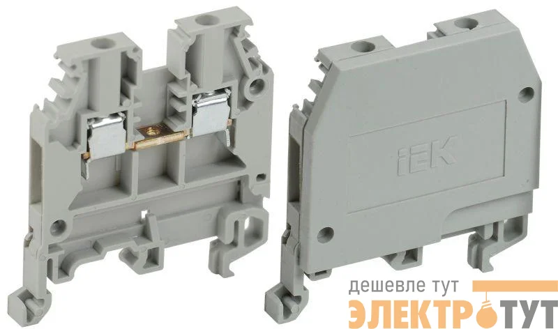 Зажим наборный ЗНИ-2.5кв.мм (JXB24А) сер. IEK YZN10-002-K03