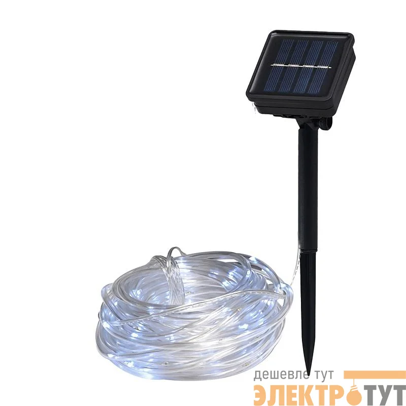 Светильник светодиодный садовый SLR-G06-100W 100LED дюралайт (заменяемый Ni-MH 500мА.ч аккумулятор) бел. ФАZА 5060098