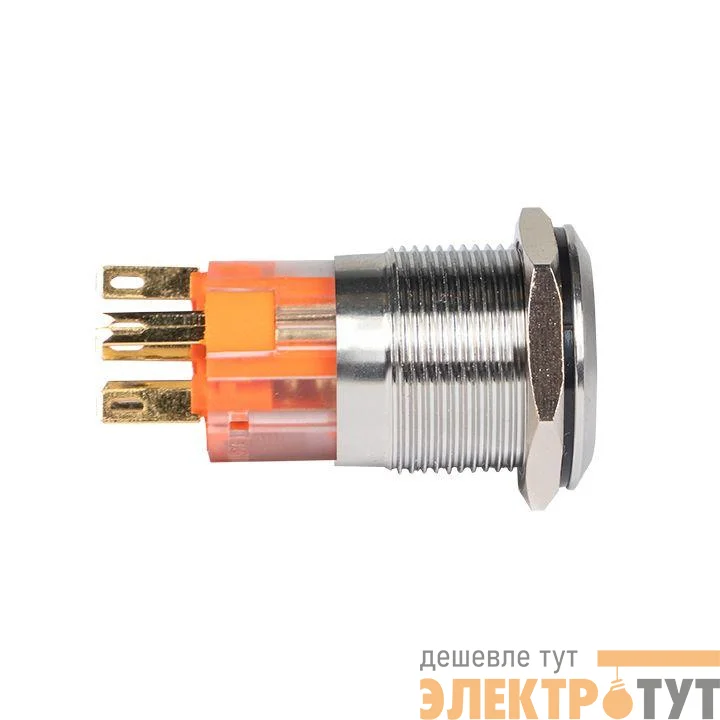 Кнопка S-Pro67 19мм с фикс. с син. подсветкой 24В PROxima EKF s-pro67-242