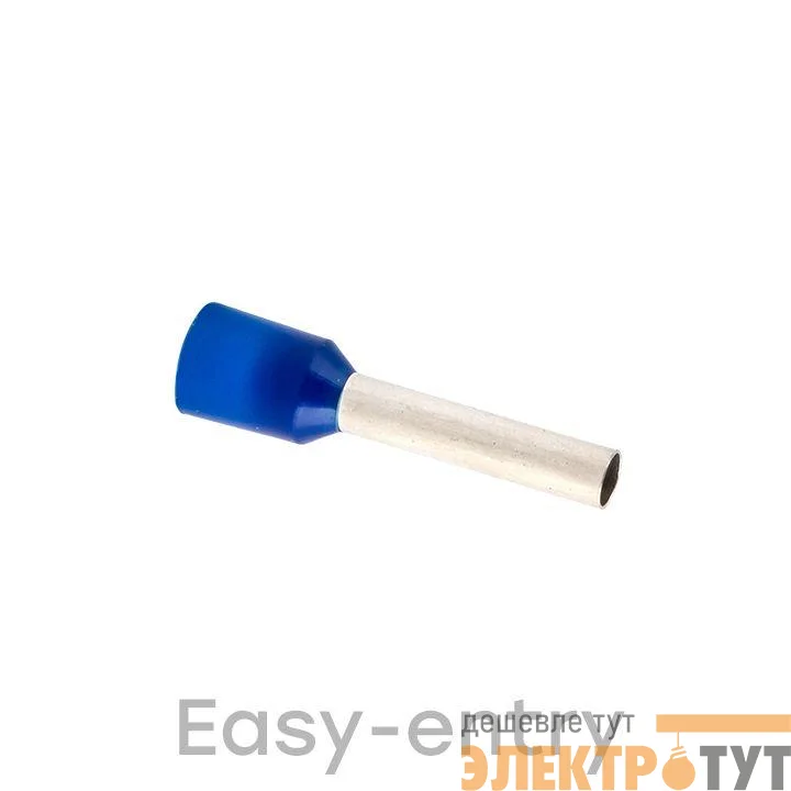 Наконечник штыревой втулочный изол. НШвИ 2.5-12 (уп.50шт) EKF nhvi-2.5-12