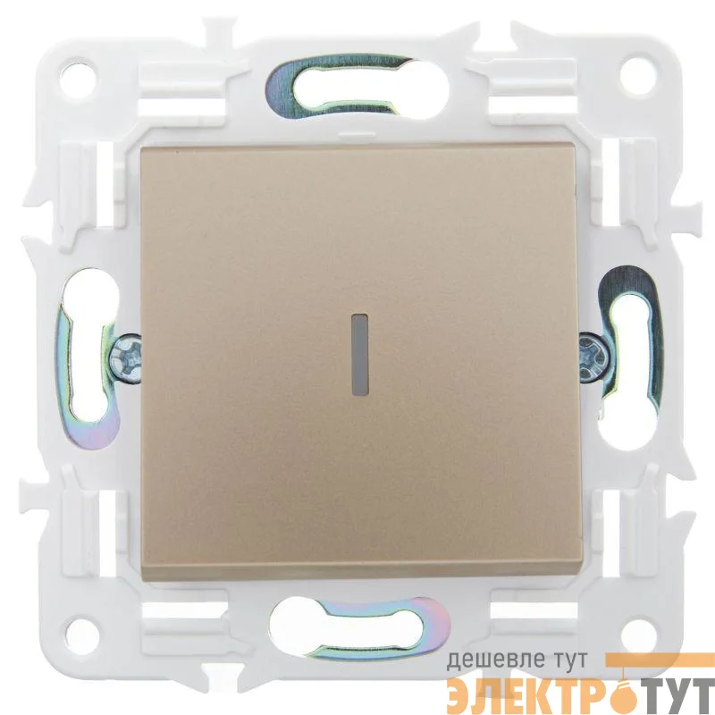Выключатель проходной 1-кл. SKANDY 10А SK-V08Sa с индикацией песочн. IEK SK-V12-1-10-K98