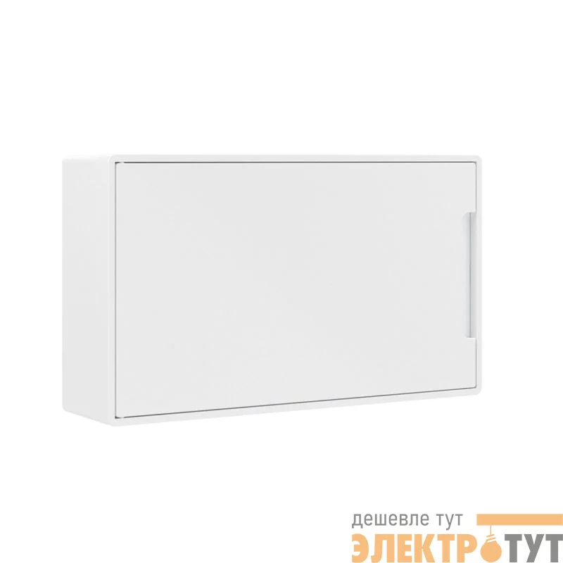 Щиток настенный FRAME 18мод. с бел. дверцей с 2 шинами PEN на 8 и 10 отверст. бел. DKC F18W1WW