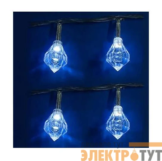Гирлянда светодиодная «Бриллианты» ULD-S0700-050/DTA WHITE IP20 DIAMONDS с контроллером 50LED (дл.7м) Uniel 7931