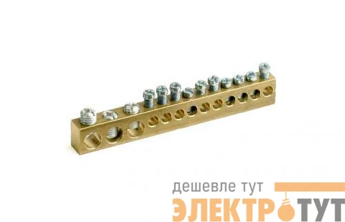 Колодка клеммная 12х(3х5.4мм+10х4.5мм) DKC 87412