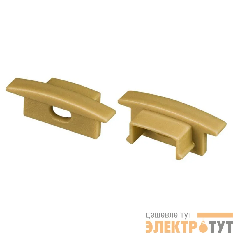 Заглушка LINE-2308-F GOLD с отверстием пластик Arlight 039999