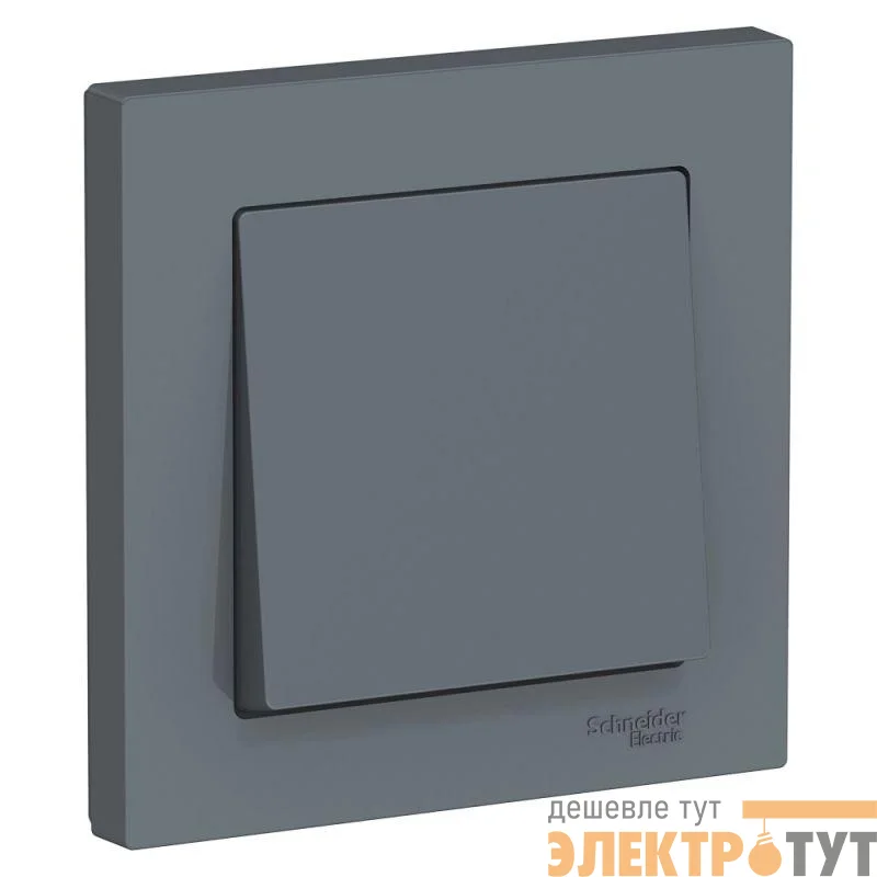 Выключатель 1-кл. СП AtlasDesign 10А IP20 (сх. 1) 10AX в сборе грифель SchE ATN000712
