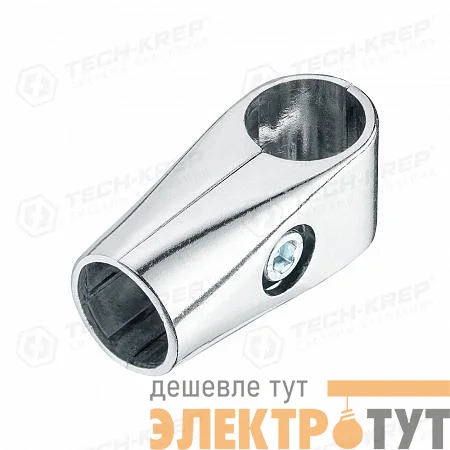 Соединитель двух труб Т-образно хром (уп.1шт) Tech-Krep/Zitar 127449