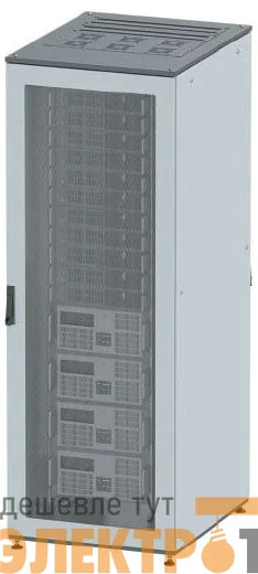 Шкаф напольный 24U 600х600 две перфорир. двери; крыша укомплектована вводом и заглушками DKC R5IT2466PF