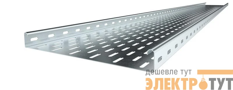 Лоток листовой перфорированный 35х300 L3000 сталь 0.7мм LKS 330 FS RU конвейерный цинк OBO 6077009