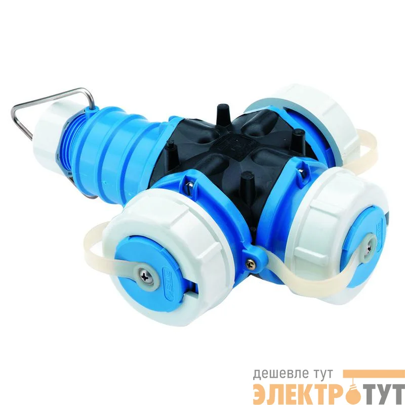 Розетка тройная кабельная 3хSchuko 16А 3п(2P+PE) 250В IP67 Bals 749