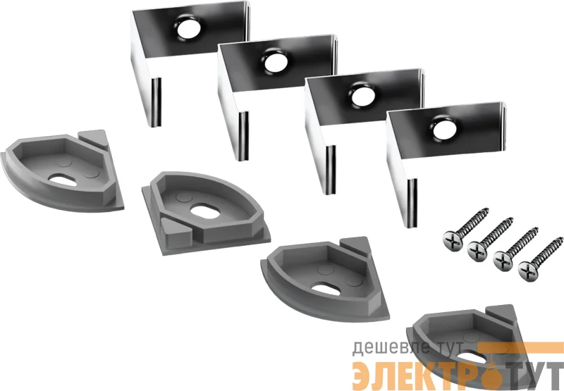 Комплект клипс 91 947 ИМПСЛ-04 (4 крепежные клипсы с заглушками) для ИПСЛ-04 Innolux 91947